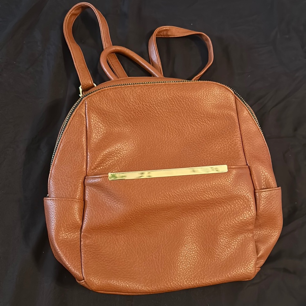 Cute little brown backpack